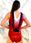 Gk Elite Gymnastics Leotard Adult Medium Am Competition Dance Costume Aerialist