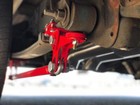 Silverado   Sierra Traction Bars 1988-18  axle Flipped Trucks  Red
