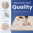 Large 1 3  Thick Baby Play Mat For Floor 79   59  beige 