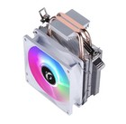 Qiuzaim White Rgb Cpu Cooler 4 Heat Pipes 90mm Fan For Intel Lga Am5 Amd