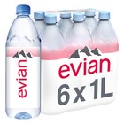 Natural Spring Water 1l Bottles - 6 Pack  Refreshing Hydration  Pure Taste