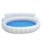 Member s Mark Oversized Inflatable Pool Sofa White Lounge Float New Usa