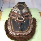 Papua New Guinea Mask Wooden Wood Carving Wall Hanging Figurine Interior