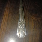 Rogers Oneida Lido Pattern     Large Old 7 5    Silver Plated Tomato Serving Spoon 3