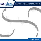Hasson-style S Retractor - Cannula Placement Surgical Laparoscopic German Grade