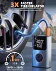 Tire Inflator Portable Air Compressor  Bike Pump  150psi Air Pump For Car Tires