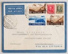 Italy Colony Eritrea 1937 Nice Multifr Airmail Cover Asmara To Berlin Germany   