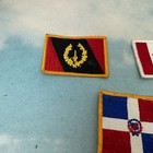 Lot Of  5  Vintage New Old Stock Country Patches Flag Canada Israel Dr Cuba