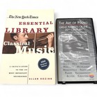 Lot Of 2 -the Art Of Piano - 1999 Vhs   Nyt Essential Classical Music Book