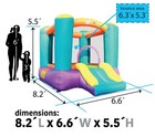 Pogo Backyard Kids Inflatable Bounce House With Slide And Blower Bouncy Jumper