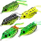 5 Pcs Topwater Frog Lures Set  Soft Bass Bait With Bait Box  8g Crankbait