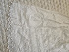 Antique Victorian White Christening Baptism Baby Infant Gown Dress Long  6