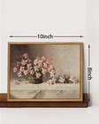 Vintage Floral Canvas Wall Art Framed Retro Pink Flower Botanical Painting Pr   