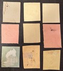 Colombia - Lot Of 9 Large Revenue Stamps From The 1890   s And Early 1900   s