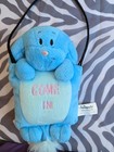 Vintage Y2k Neopets Plush Blue Kacheek Door Hanger 2003 Come In Do Not Disturb