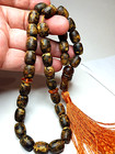 Natural Baltic Amber Islamic Prayer 33 Bead Misbaha Tasbih Rosary Pressed 32 5 G