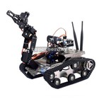 Wireless Wifi Manipulator Robot Car With Arm For Arduino Vehicle Robotics Camera
