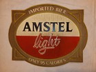  3  Vintage 1985 Amstel Light Heineken Imported  Heineken Dark Beer Signs Brew
