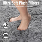 Grey Fluffy Rugs For Bedroom 4x6 Area Rug Shag Rug For Kids Room Furry Carpet