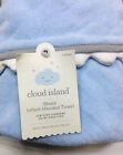 Baby Boys  Shark Teeth Soft Cotton Hooded Bath Towel Cloud Island 30  X 30  Blue