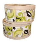 Frederick Cooper Tyndale Lamp Shade s  2 17    Drum Hand Painted 60s 70s Retro Mcm