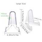 22 Packs 2 7 Inch  Acrylic Easel Stands Display Stands plate Stands Coin Disp   