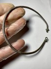 Certified Authentic Antiquity Rare Celtic Silver Penannular Neck Torque 100bc