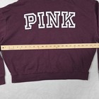 Pink Victoria   s Secret Burgundy Maroon Oversized Sweatshirt Women s Size Medium