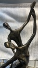 Bronze Sculpture Figurine Dancing Ballet Brutalist Statue Ballerina Pre-owned Nm