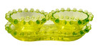 Boyd Glass Vaseline Uranium Open Candlewick Salt   Pepper Dips And Tray Set 1988