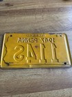 1947 Pennsylvania License Plate