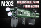 M202 Soft Bullet foam Rocket Launcher W select Fire Modes