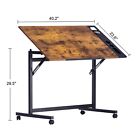 Drafting Table Adjustable Tilt Tabletop Art Craft Desk Home Office Study Work