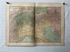 Switzerland   The Alps - 1874 Original Antique Map Atlas George Philip Large