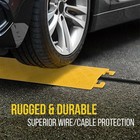 Pyle Heavy Duty Modular Drop Over Cable   Hose Protector Ramp  2 000 Lbs