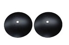 2 Of 16  Smooth Disc Harrow Blades Dual-punched 1-1 8  X 1-1 4  Square 11 Gauge