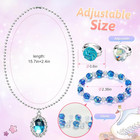 36pcs Princess Play Jewelry Set For Little Girls Ages 4-6  Kids Costume Dress Up