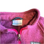Columbia Girls Pink Solid Fleece Full Zip Jacket 4t Logo Outdoor Fall winter