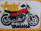1978  Yamaha Special 65 Motorcycle Patch Yellow  Xs650 Usa Glitter Stitch Nos 