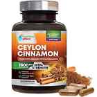 Organic Ceylon Cinnamon Supplement 1800mg Certified Organic Ceylon Cinnamon Pill