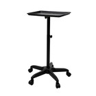 Rolling Salon Tray With Wheels   Adjustable Height Aluminum Tattoo Tray Trolley 