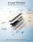 Fish Tank Filter Cartridge 15 Pack Aquarium Top Fin Filter Cartridges