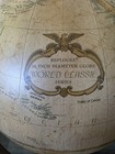 Vintage Replogle 16  Globe World Classic Series On 3 Leg Wooden Rolling Stand