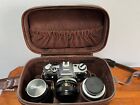 Canon Ae-1 Outfit Takes 35mm Film    camera Bundle W  Bag  Lenses  And New Batt 