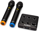 Soundbeast Wireless Karaoke   Pa Mixer System - Includes 2 Wireless Microphones