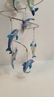 Christian Riese Lassen Ocean Reflections Jeweled Porcelain Mobile W 8 Dolphins