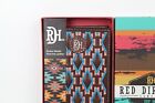 Red Dirt Hat Men s Rodeo Wallet Southwest Diamond Pattern Genuine Leather Brown