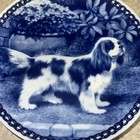 Lekven Design 7318 Cavalier King Charles Spaniel Dog Plate Denmark Vintage