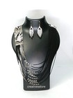 Handmade Gerdan Seed Beaded Jewelry  Boho Style Necklace With Matching Earrings