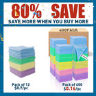 Microfiber Towels Bulk-400 Pack  Cleaning Cloths  Microfiber Towels For Cars  Cl